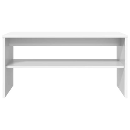 Mobile TV Bianco 80 x 35 x 40 cm Legno multistrato | homemem39