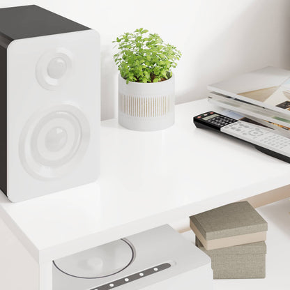 Mobile TV Bianco 80 x 30 x 40 cm Legno multistrato