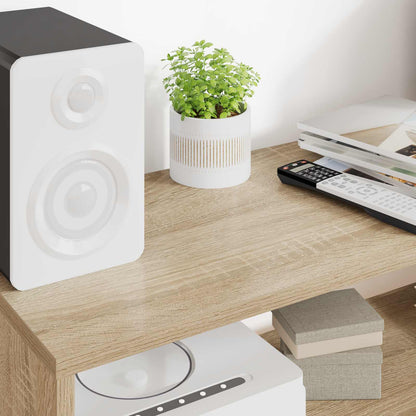 Mobile TV Rovere Sonoma 80 x 30 x 40 cm Legno multistrato - homemem39