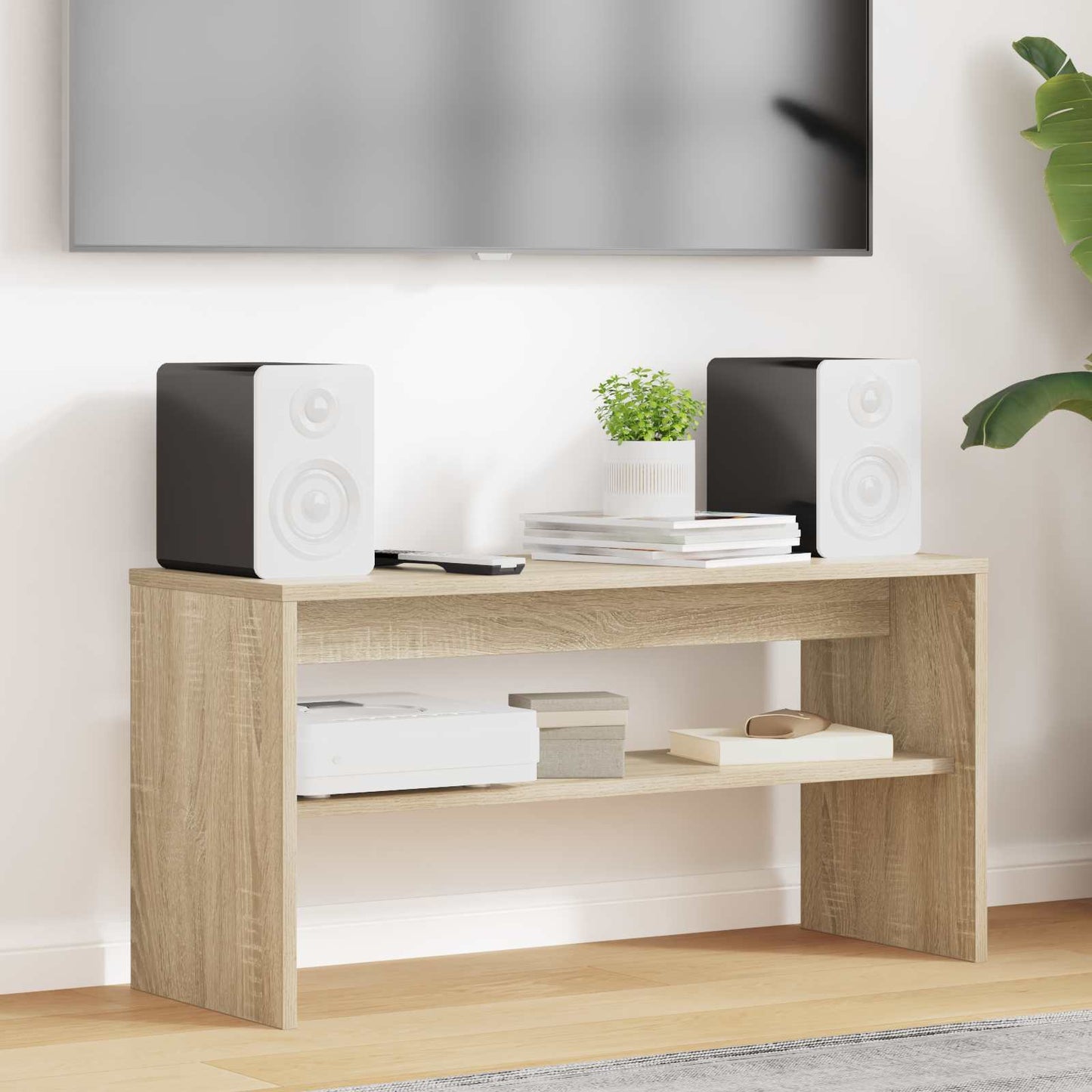 Mobile TV Rovere Sonoma 80 x 30 x 40 cm Legno multistrato - homemem39