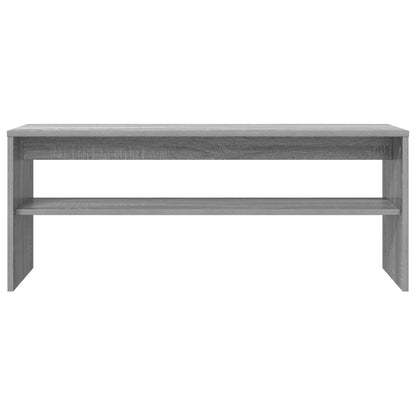 Mobile TV Grigio Sonoma 100 x 30 x 40 cm Legno multistrato