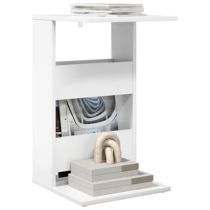 Tavolo laterale Bianco 40 x 35 x 60,5 cm Legno multistrato - homemem39
