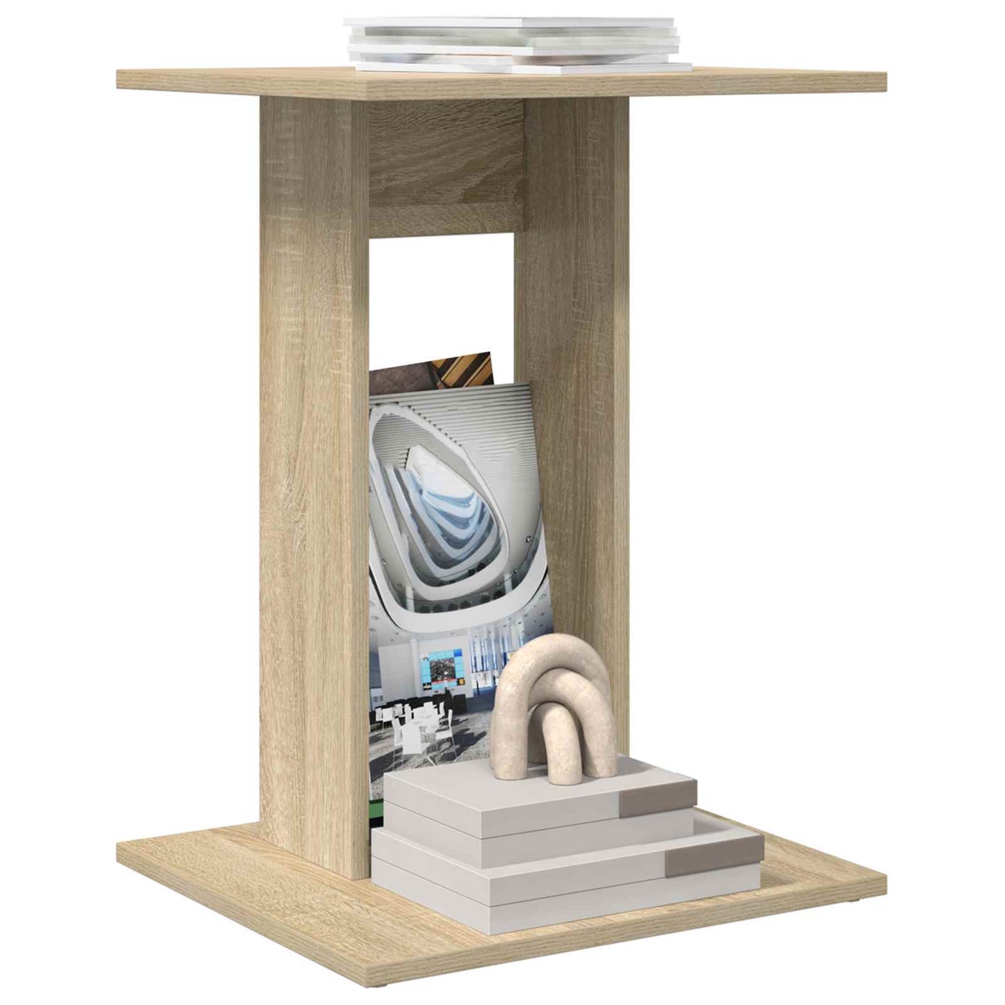 Tavolo laterale Rovere Sonoma 45 x 40 x 62,5 cm - homemem39