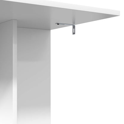 Tavolo laterale Bianco 45 x 40 x 62,5 cm Legno multistrato | homemem39