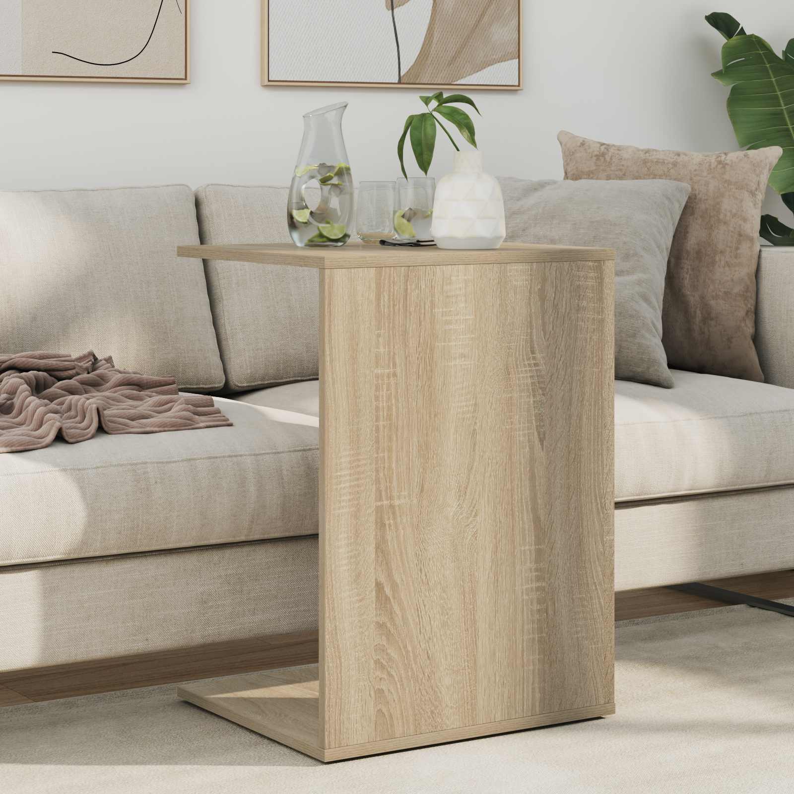 Tavolo laterale Rovere Sonoma 45 x 40 x 62,5 cm | homemem39