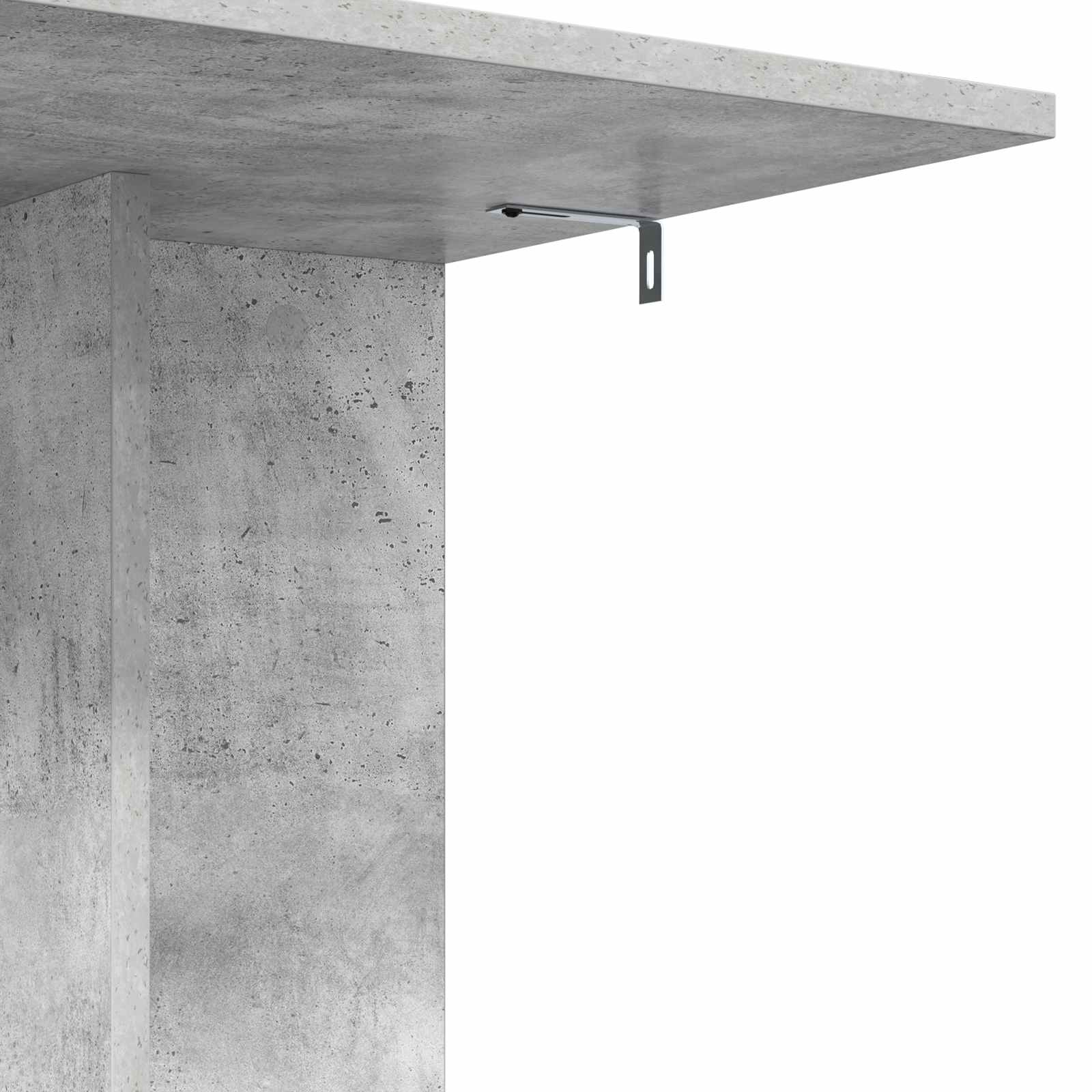 Tavolo laterale Grigio cemento 45 x 40 x 62,5 cm | homemem39