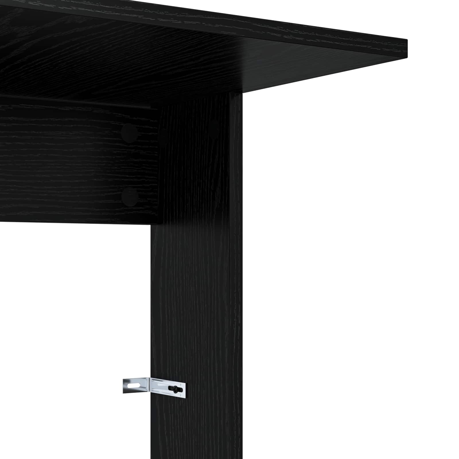 Tavolo laterale Rovere Nero 40 x 38 x 62,5 cm Legno multistrato | homemem39