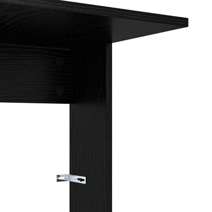 Tavolo laterale Rovere Nero 40 x 38 x 62,5 cm Legno multistrato | homemem39