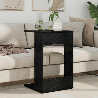 Tavolo laterale Rovere Nero 40 x 38 x 62,5 cm Legno multistrato | homemem39
