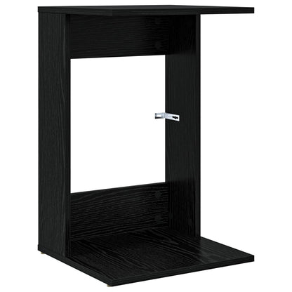 Tavolo laterale Rovere Nero 40 x 38 x 62,5 cm Legno multistrato | homemem39