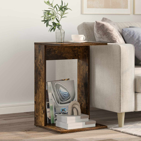 Tavolo laterale Rovere fumé 40 x 38 x 62,5 cm Legno multistrato | homemem39