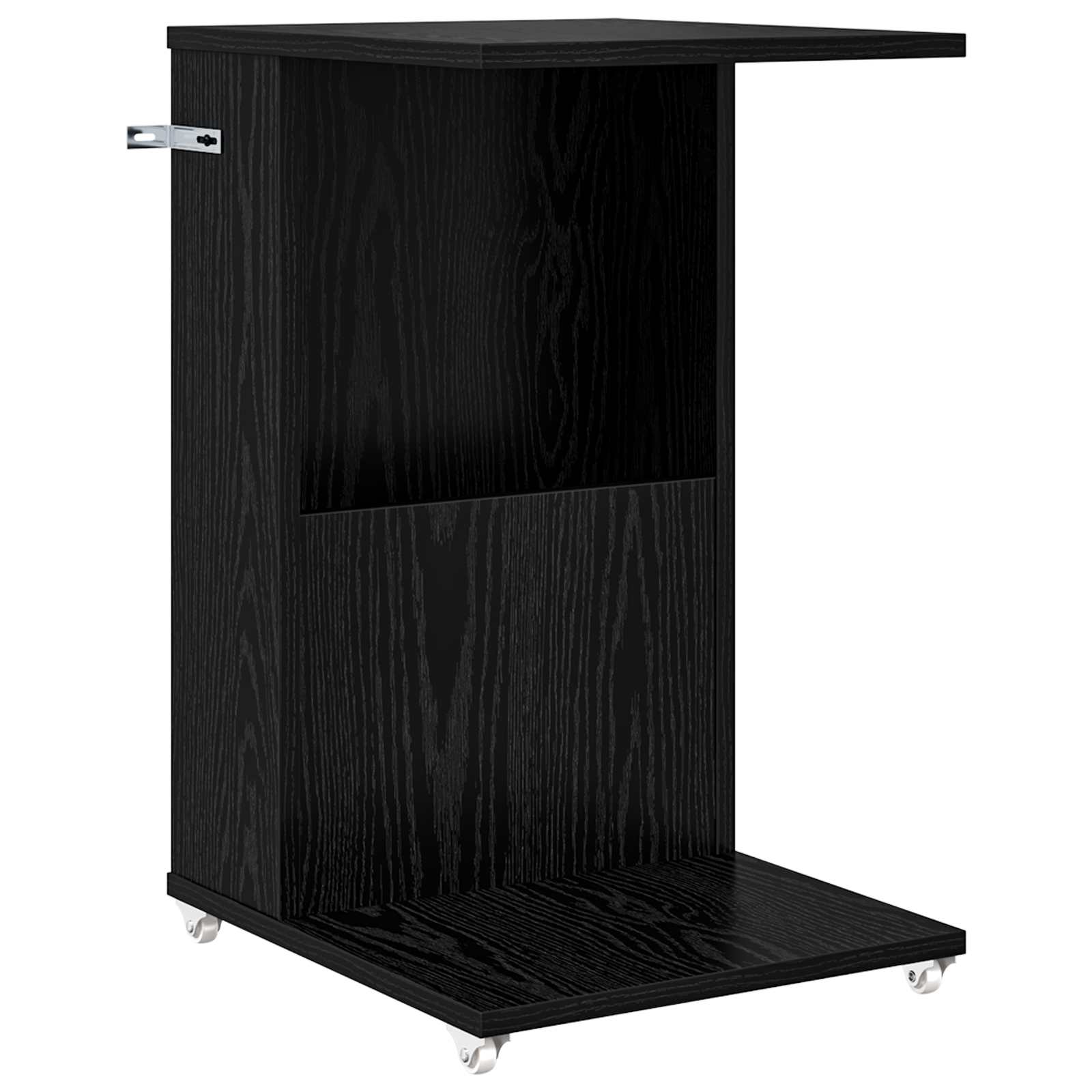 Tavolo laterale Rovere Nero 40 x 35 x 60 cm Legno multistrato | homemem39