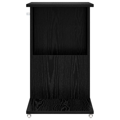 Tavolo laterale Rovere Nero 40 x 35 x 60 cm Legno multistrato | homemem39
