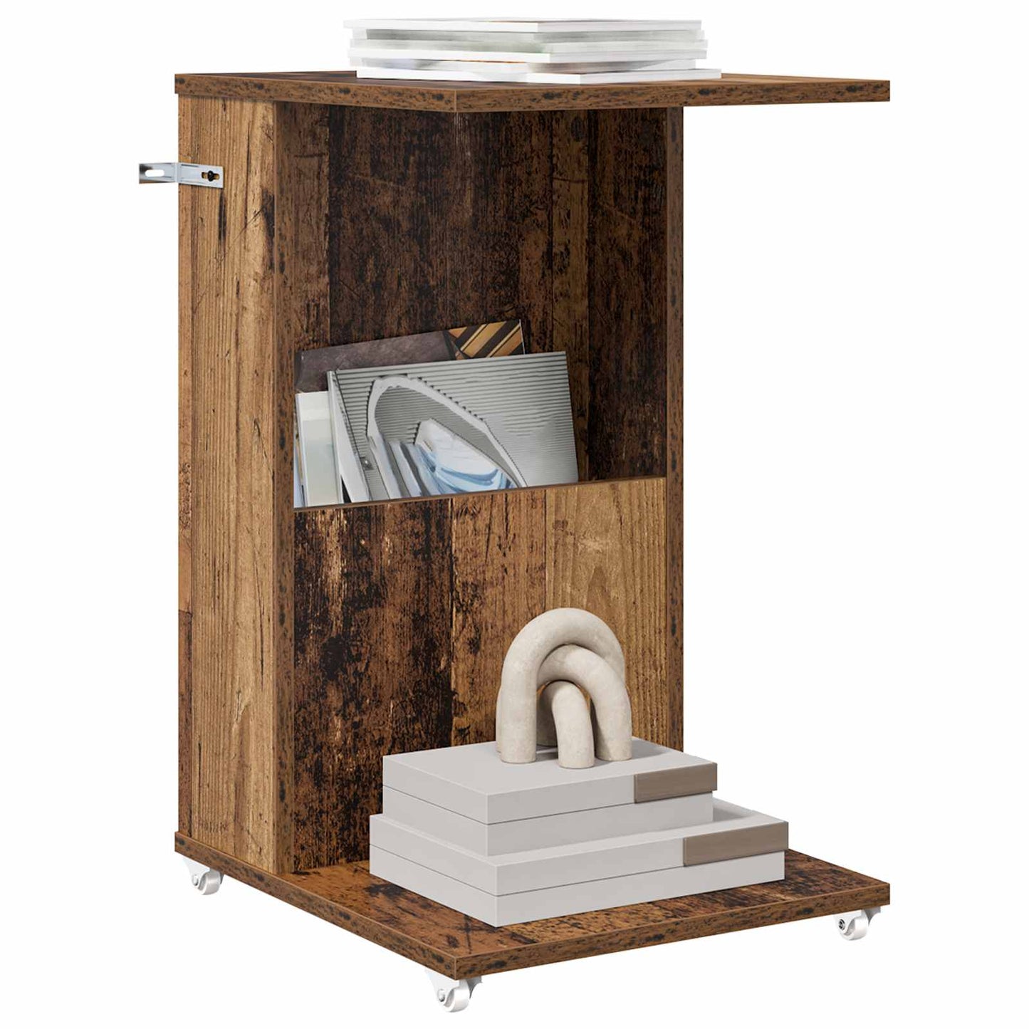 Tavolo laterale Legno vecchio 40 x 35 x 60 cm Legno multistrato | homemem39
