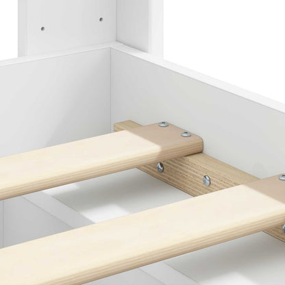 Struttura del letto con stoccaggio e testata 2 pz