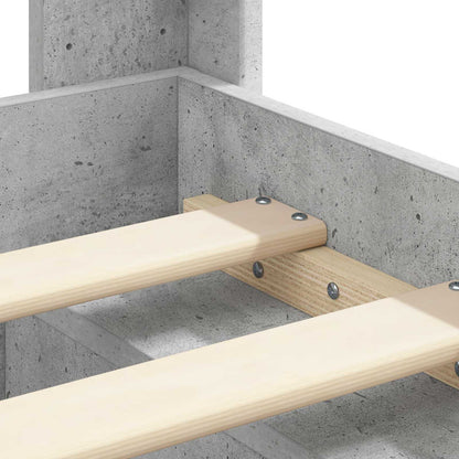 Struttura del letto con stoccaggio e testata 2 pz | homemem39