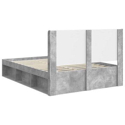 Struttura del letto con stoccaggio e testata 2 pz | homemem39