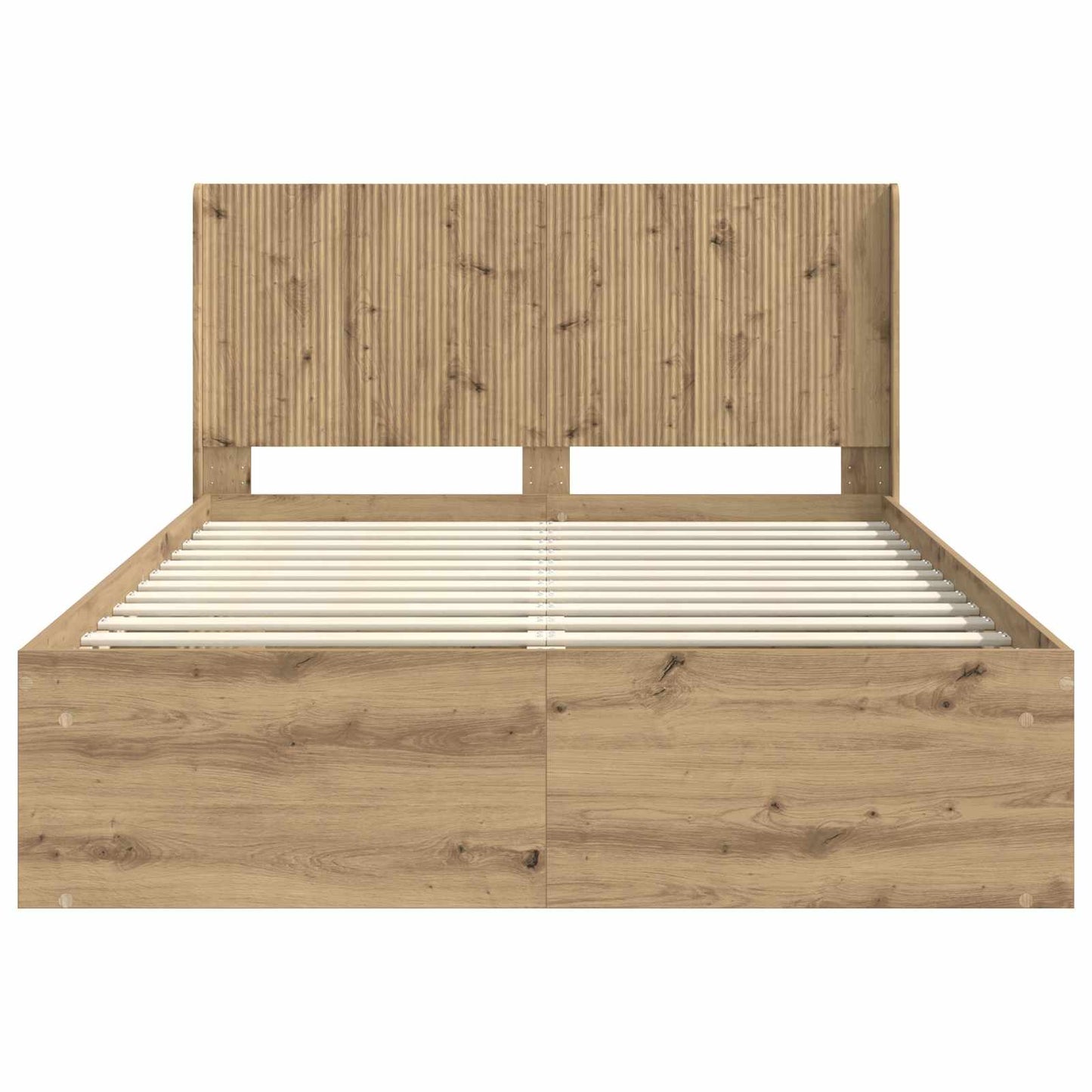 Struttura del letto con stoccaggio e testata Rovere Artigianale | homemem39