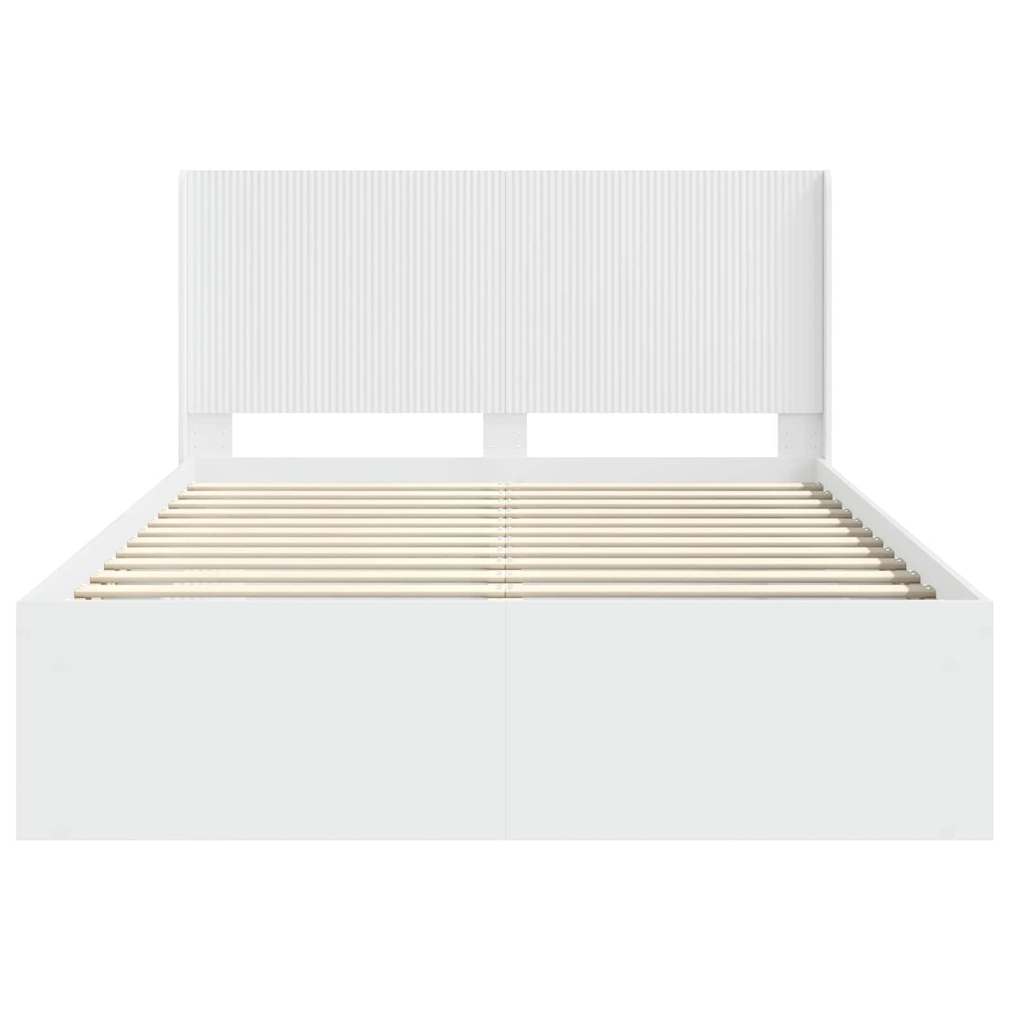 Struttura del letto con stoccaggio e testata 3 pcs | homemem39