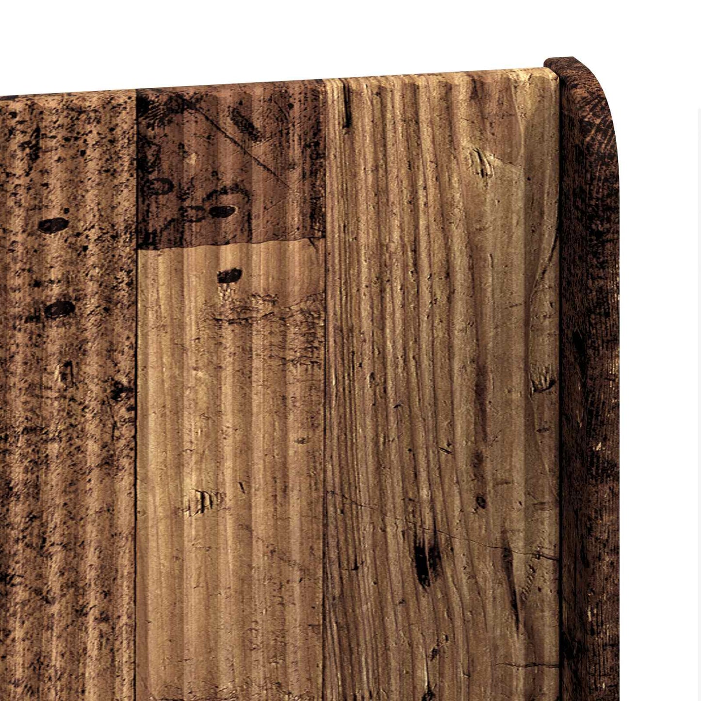 Struttura del letto con stoccaggio e testata Legno antico | homemem39