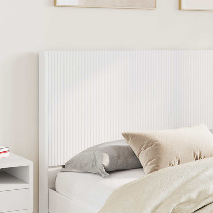 Struttura del letto con stoccaggio e testata Bianco | homemem39