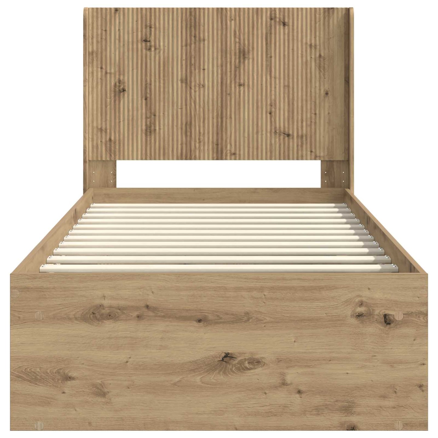 Struttura del letto con stoccaggio e testata Rovere Artigianale | homemem39