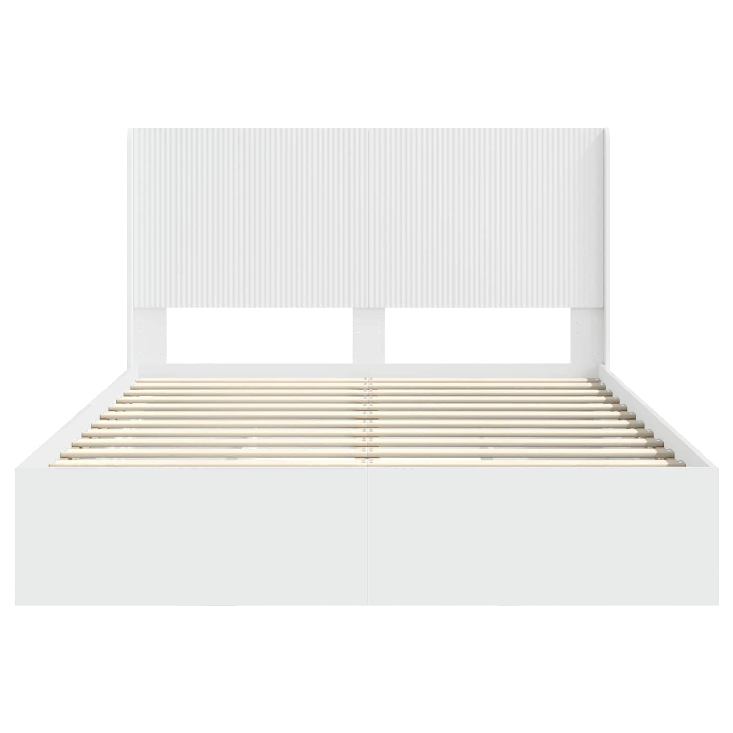 Struttura del letto con stoccaggio e testata 2 pz | homemem39