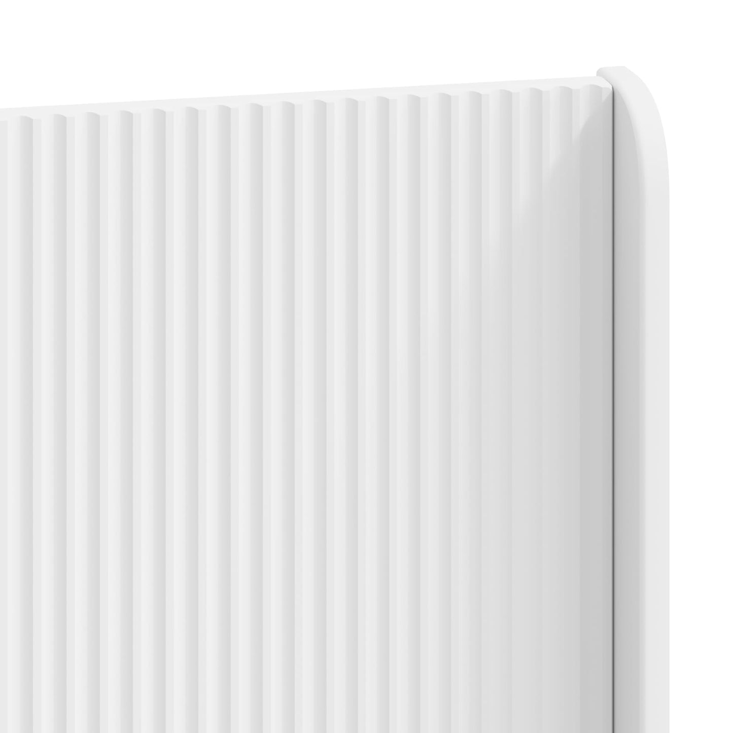 Struttura del letto con stoccaggio e testata Bianco | homemem39