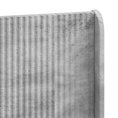 Struttura del letto con stoccaggio e testata Grigio Cemento | homemem39