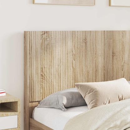 Struttura del letto con stoccaggio e testata Rovere Sonoma | homemem39