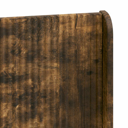 Struttura del letto con stoccaggio e testata Rovere Fumo | homemem39