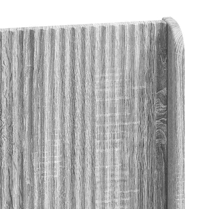 Struttura del letto con stoccaggio e testata Sonoma grigio | homemem39