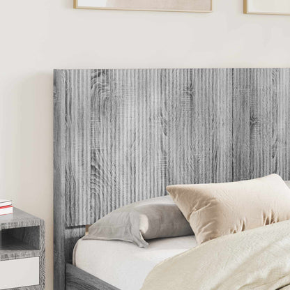 Struttura del letto con stoccaggio e testata Sonoma grigio | homemem39