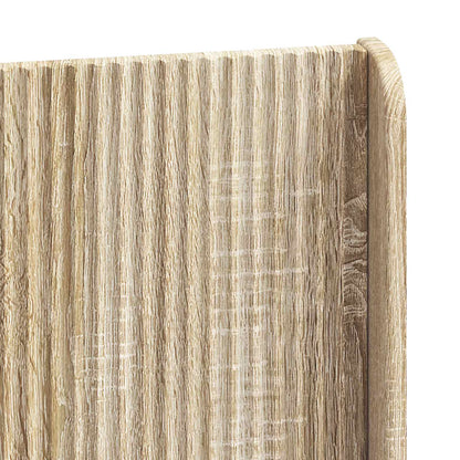 Struttura del letto con stoccaggio e testata Rovere Sonoma | homemem39