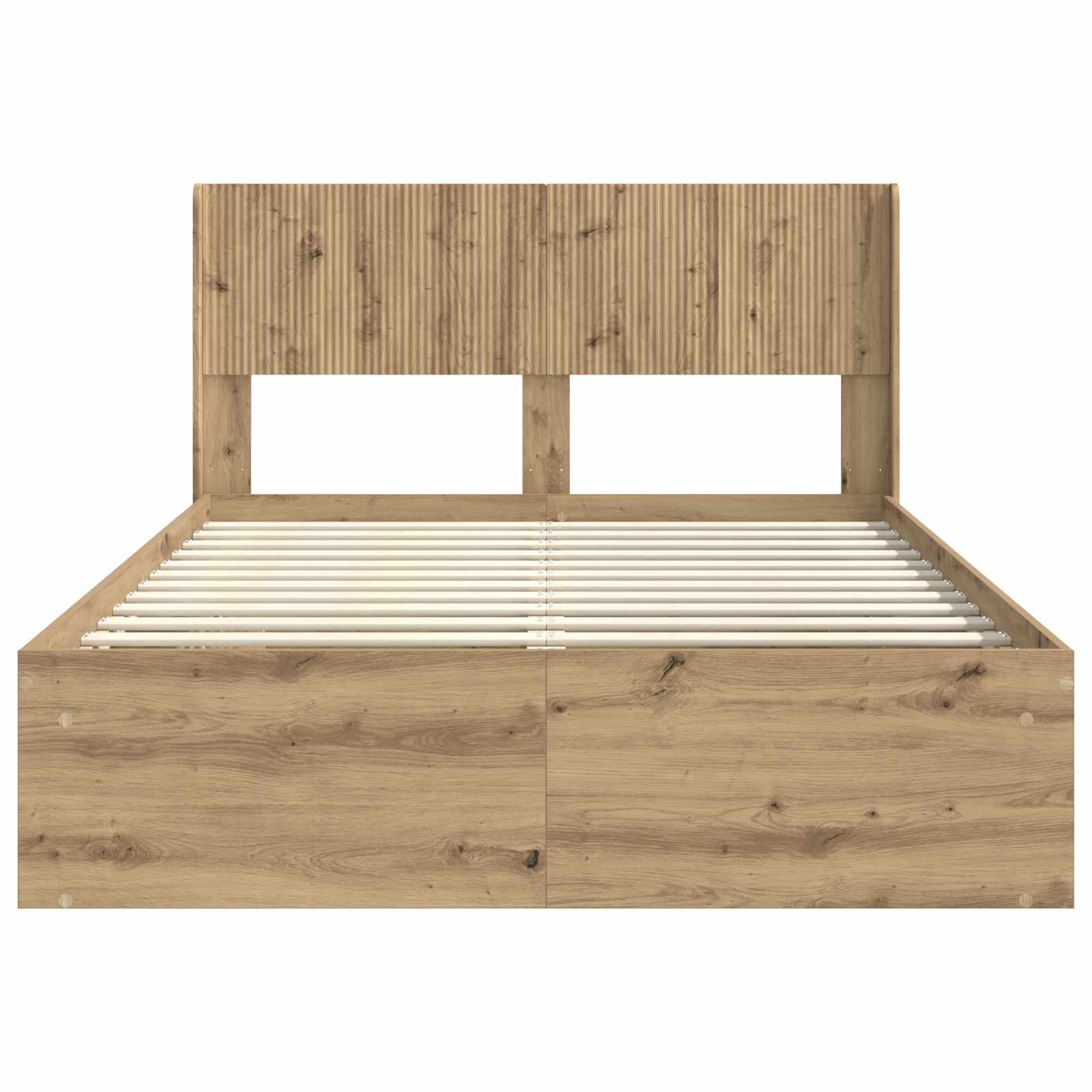 Struttura del letto con stoccaggio e testata Rovere Artigianale | homemem39