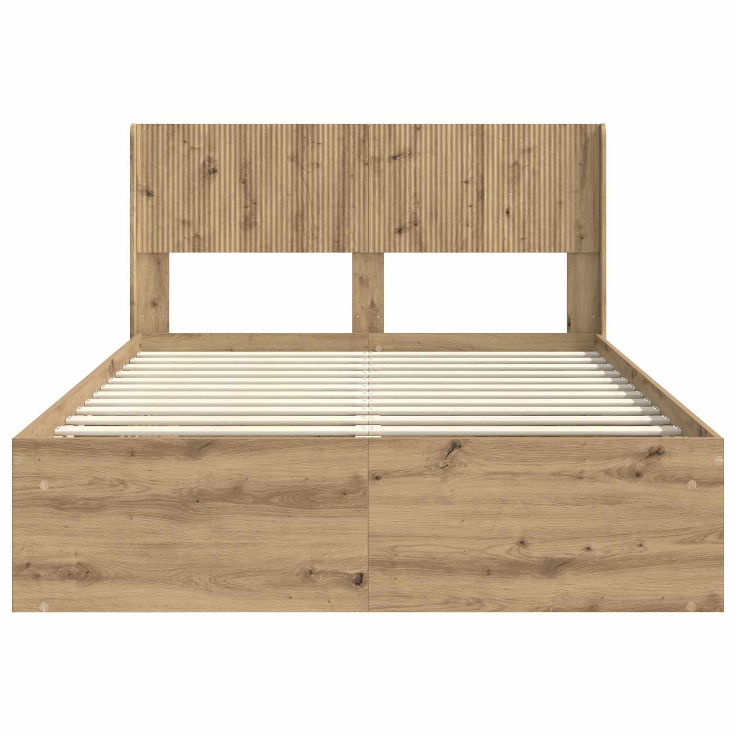 Struttura del letto con stoccaggio e testata Rovere Artigianale | homemem39