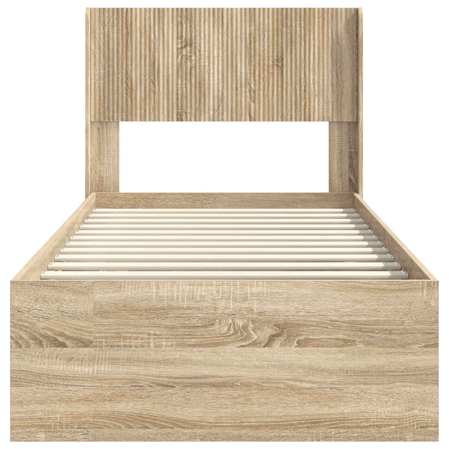 Struttura del letto con stoccaggio e testata 3 pcs | homemem39