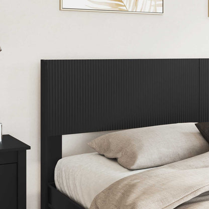 Struttura del letto con stoccaggio e testata 2 pz | homemem39