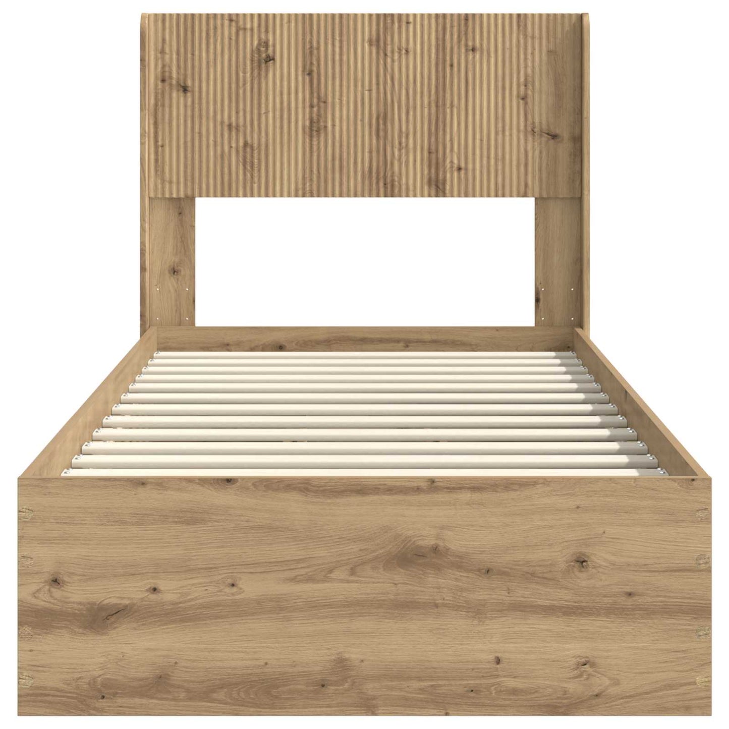 Struttura del letto con stoccaggio e testata Rovere Artigianale | homemem39