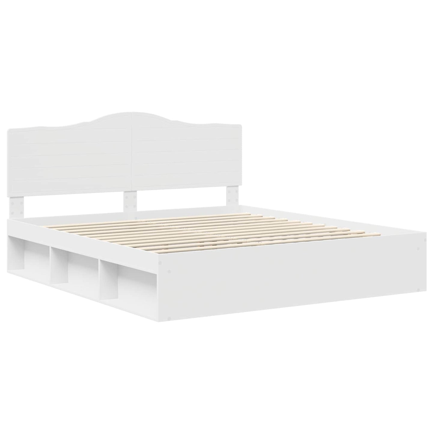 Struttura del letto Bianco 180 x 200 cm Pino massello | homemem39