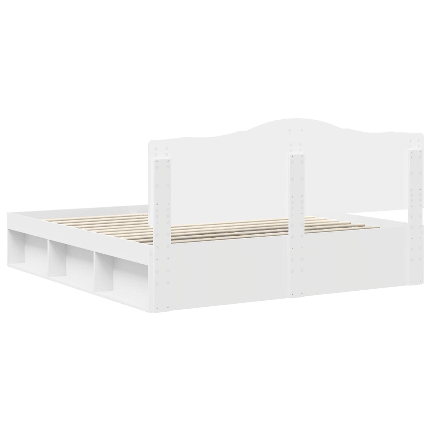 Struttura del letto Bianco 180 x 200 cm Pino massello | homemem39