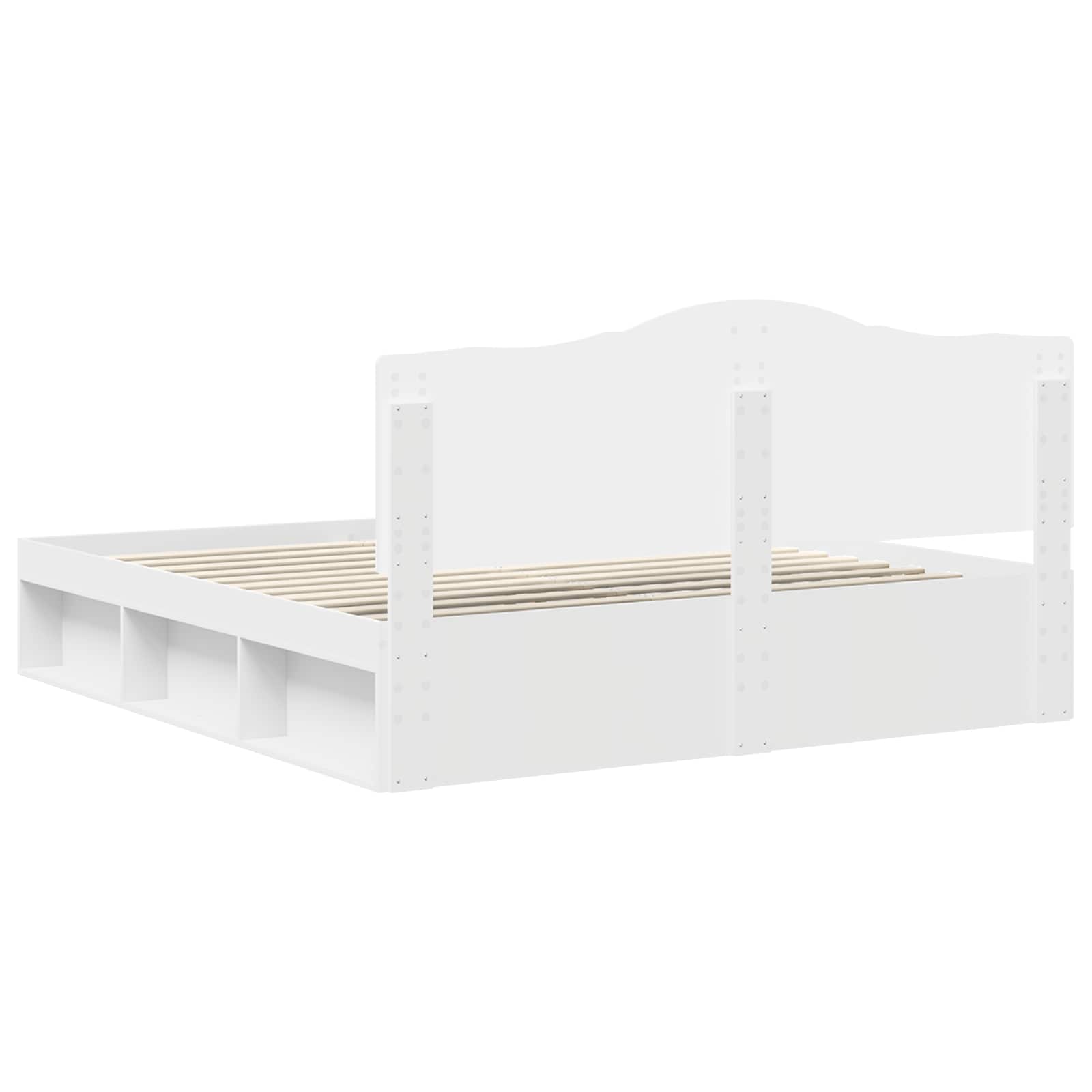 Struttura del letto Bianco 180 x 200 cm Pino massello | homemem39