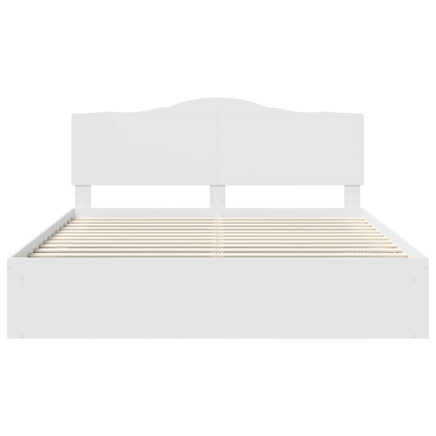Struttura del letto Bianco 180 x 200 cm Pino massello | homemem39