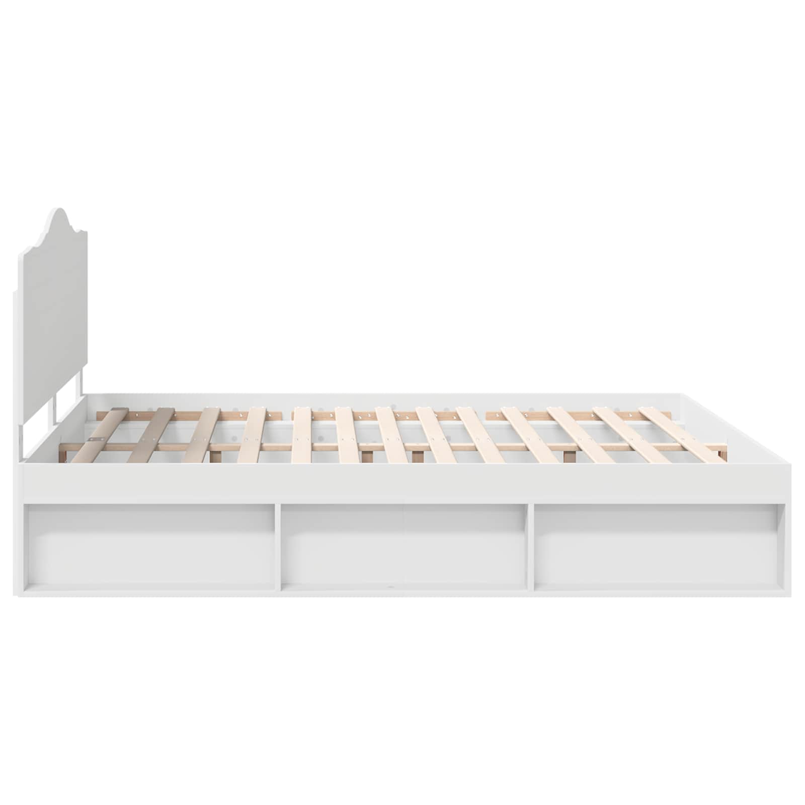 Struttura del letto Bianco 180 x 200 cm Pino massello | homemem39