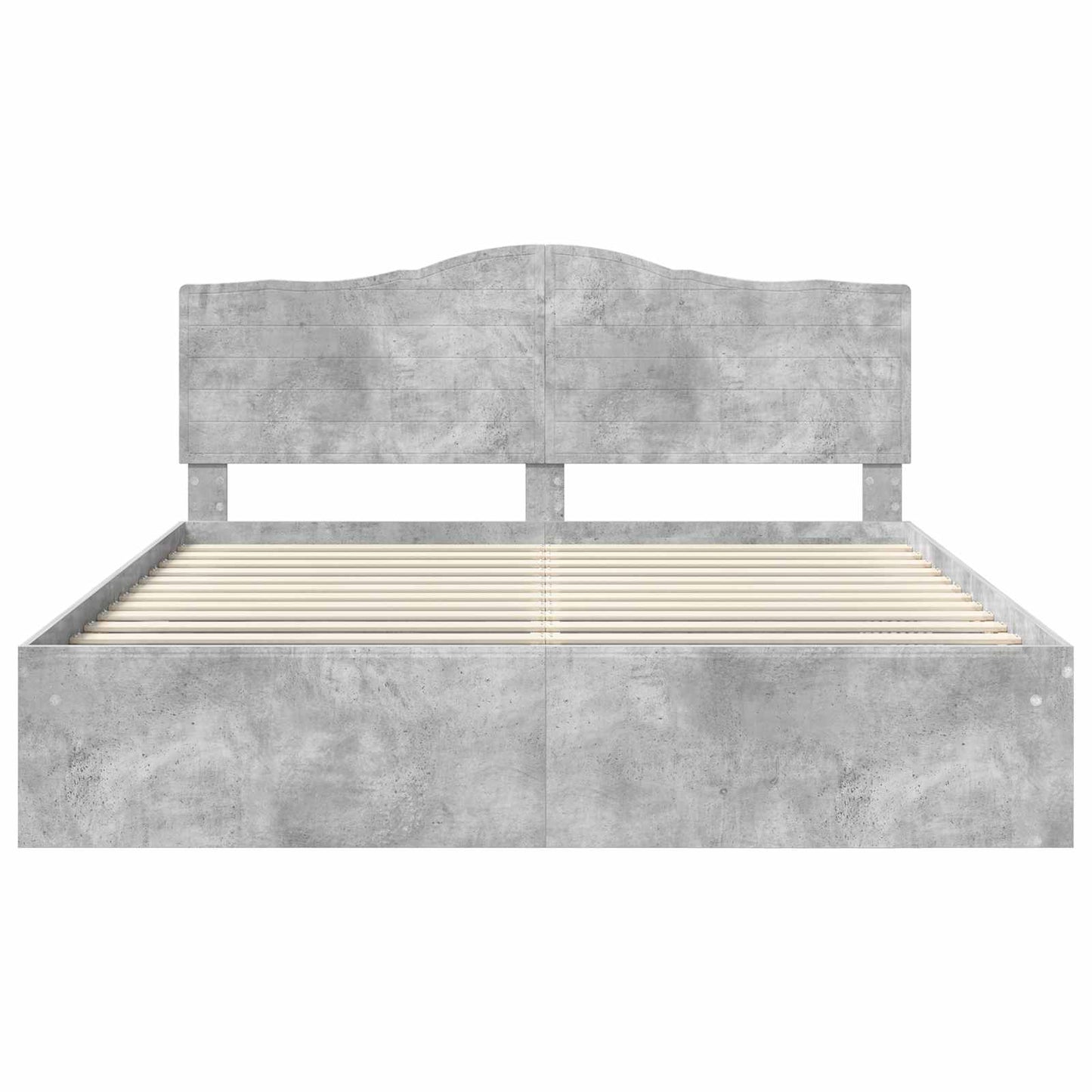 Struttura del letto Calcestruzzo 180 x 200 cm Pino massello | homemem39
