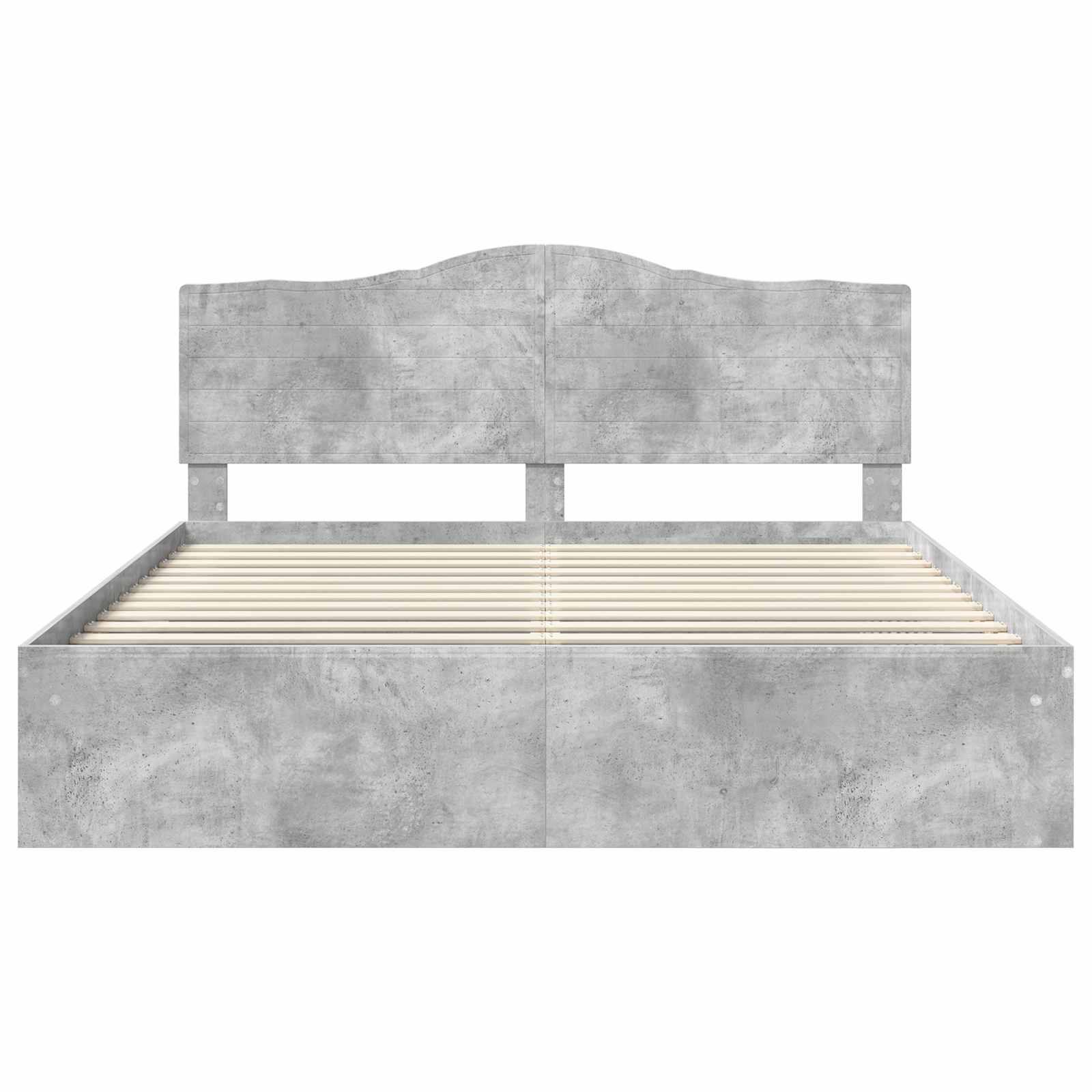 Struttura del letto Calcestruzzo 180 x 200 cm Pino massello | homemem39