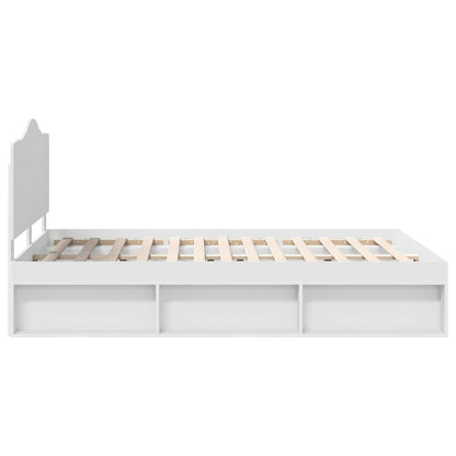 Struttura del letto Bianco 160 x 200 cm Pino massello | homemem39