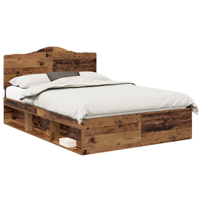 Struttura del letto Legno vecchio 150 x 200 cm Pino massello | homemem39