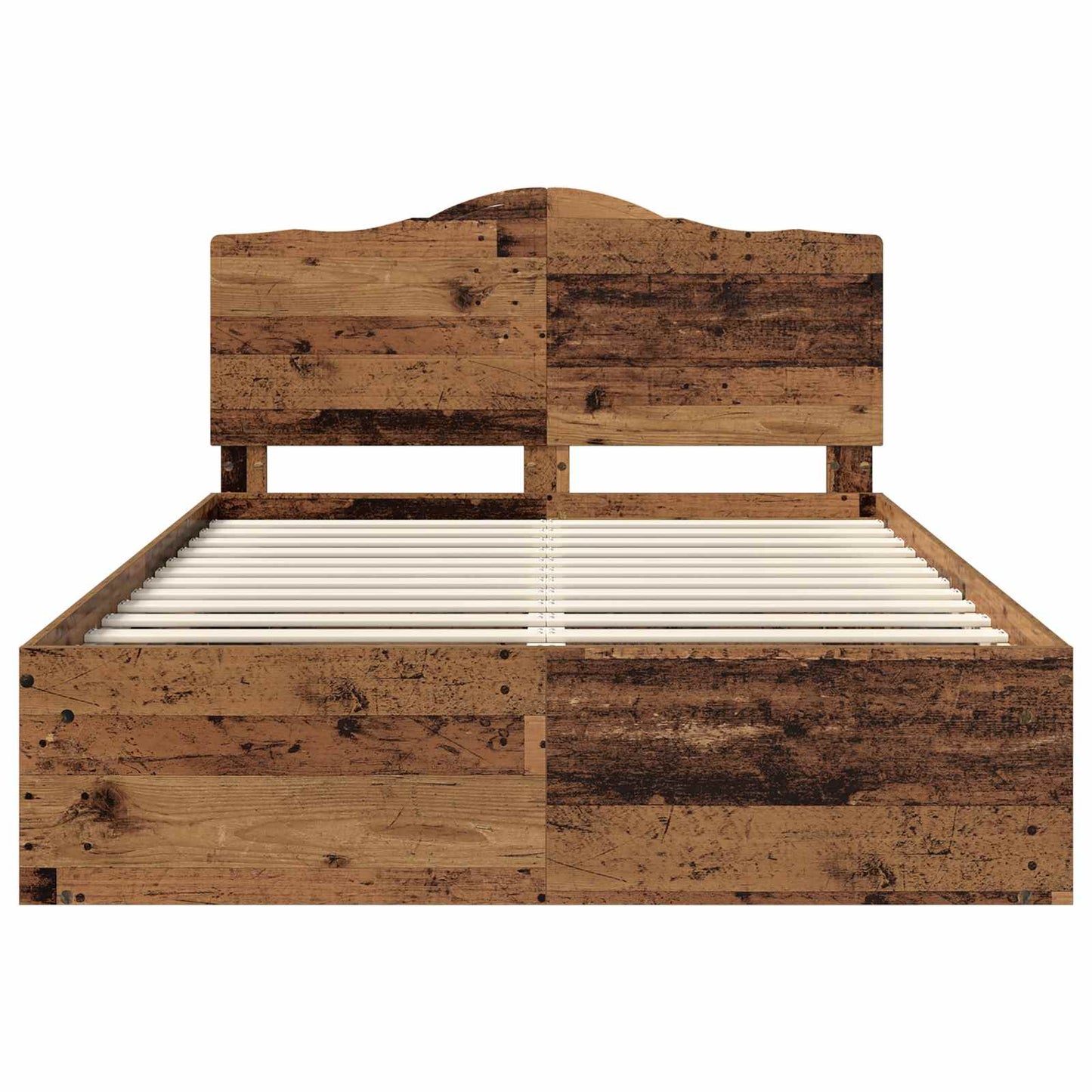 Struttura del letto Legno vecchio 140 x 190 cm Pino massello | homemem39