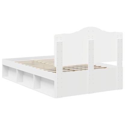 Struttura del letto Bianco 120 x 200 cm Pino massello | homemem39